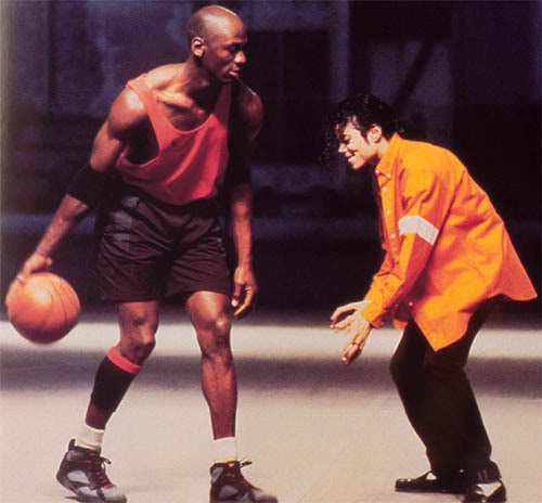 Michael Jackson a Michael Jordan